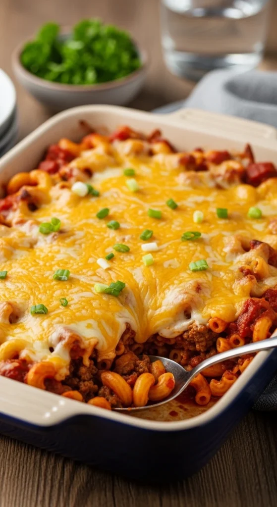 4-Ingredient Hamburger Casserole Quick, Cheesy Recipe