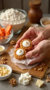 Carrot Cake Cookies Stuffed With Cream Cheese Recipe ingredirnts