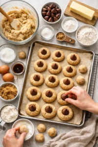 Hershey Kiss Cookies ingredients
