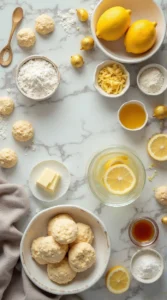 Lemon Cookies ingredients