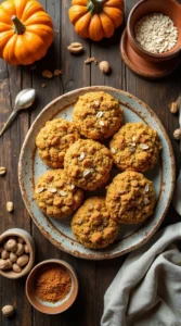 Soft & Moist Pumpkin Oat Cookies Recipe ingredients