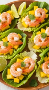 Shrimp & Mango Lettuce Wraps