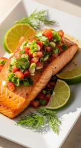 Citrus Salmon with Fresh Salsa