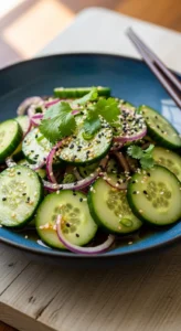 Asian Sesame Cucumber Salad