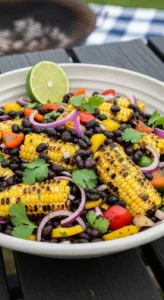 Charred Corn & Black Bean Salad (Grill Edition)