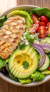 Chicken Avocado Salad Bowl