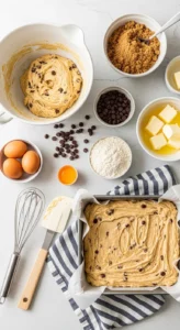 Chocolate Chip Blondies Recipe  cooking