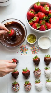 Chocolate Dipped Strawberries Recipe cooking