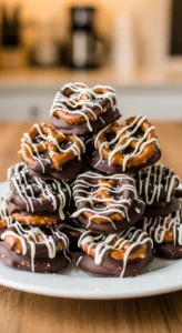 Chocolate Pretzel Clusters final