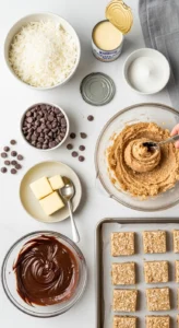 Coconut Chocolate Bars Recipe cooking