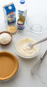 Coconut Cream Refrigerator Pie Recipe cooking