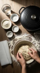 Crusty Artisan Bread Recipe cooking