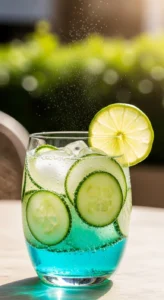 Cucumber Lime Sparkler