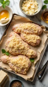 Garlic Parmesan Crusted Chicken Recipe cooking