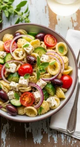 Greek Pasta Salad with Feta