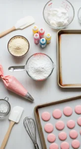 Homemade French Macarons Recipe cooking