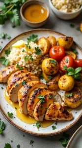 Honey Garlic Grilled Chicken Recipe serving