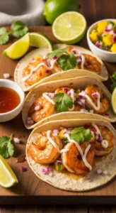 Honey Lime Shrimp Tacos