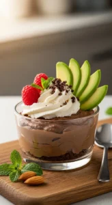 Keto Avocado Chocolate Mousse final