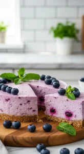 Keto Blueberry Cheesecake final