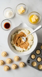 Keto Peanut Butter Cheesecake Bites cooking