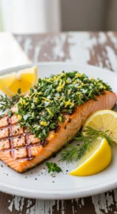 Lemon Herb Grilled Salmon