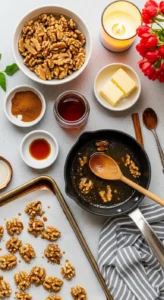 Maple Glazed Walnuts Recipe  cooking