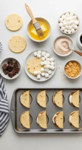 Mini Smores Tacos Recipe cooking