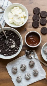 No-Bake Oreo Truffles cooking