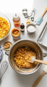 Peanut Butter Cornflake Bars Recipe  cooking