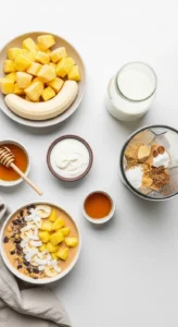 Pineapple Coconut Smoothie Bowl cooking