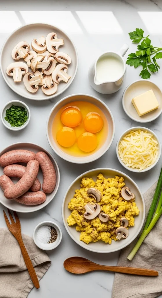Sausage Mushroom Scramble Recipe