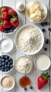 Strawberry Blueberry Shortcake Recipe