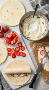 Strawberry Cream Cheese Roll Ups Recipe cooking