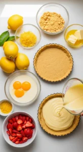 Strawberry Lemon Tart Recipe cooking