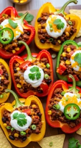 Taco Stuffed Peppers