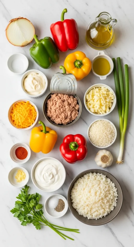 Tuna Stuffed Peppers Recipe