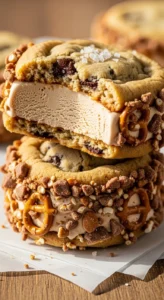 1. Salted Caramel Ice Cream Sandwiches