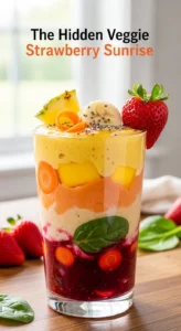 The Hidden Veggie Strawberry Sunrise