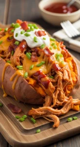 Loaded BBQ Chicken & Sweet Potato