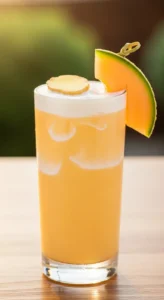 Creamy Cantaloupe & Ginger Cooler