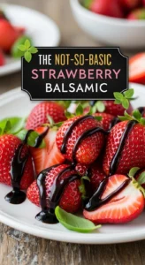 The Not-So-Basic Strawberry Balsamic