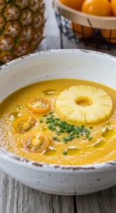 Golden Pineapple & Yellow Tomato Gazpacho