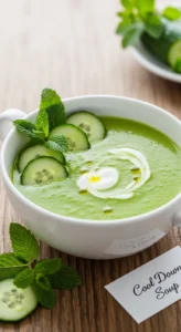 Cucumber & Mint Cool Down Soup