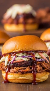 Slow Cooker BBQ Pulled Pork Sandwiches