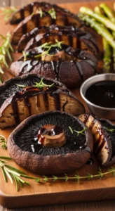 Balsamic Glazed Portobello Steaks.