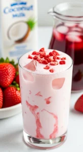 Creamy Strawberry Refresher