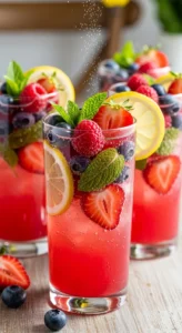  Berry Lemonade Sparklers
