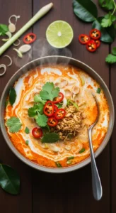 Spicy Thai-Style Coconut & Ginger Broth