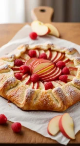 Apple Raspberry Galette final